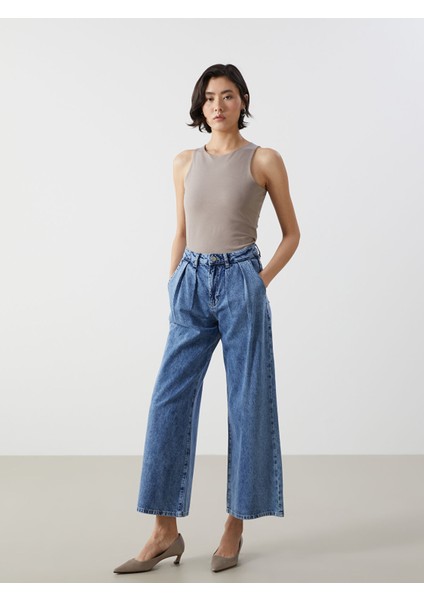 Yeni Sezon Wideleg Kadın Jean Pantolon