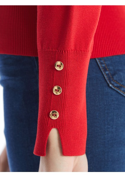 Yeni Sezon Bisiklet Yaka Düz Uzun Kollu Kadın Triko Kazak modelleri