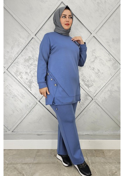 Kadın Nervür ve Aller Dikim Tesettür Takım