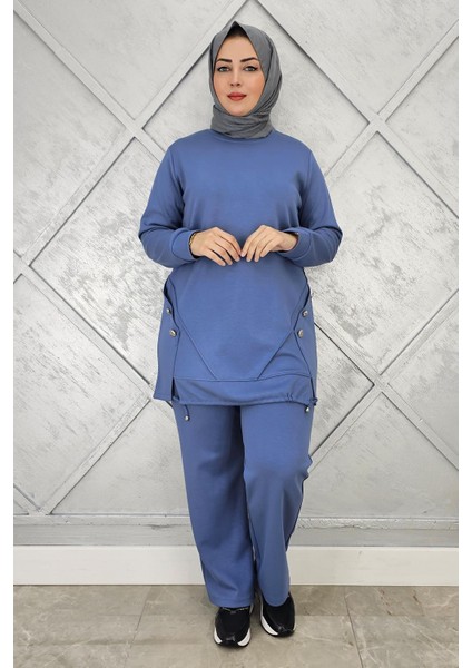 Kadın Nervür ve Aller Dikim Tesettür Takım modelleri