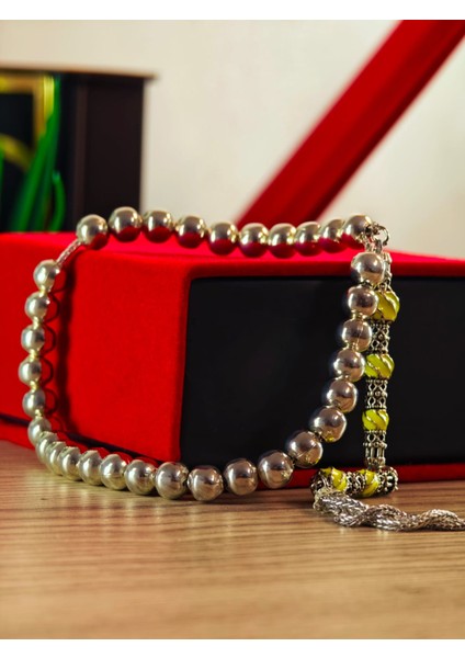 Gümüş Kaplama Tesbih Renk Atmayan Bir Üründür Özel Imamelidir.