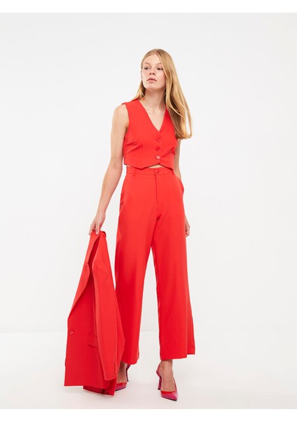 Yeni Sezon Kadın V Yaka Düz Klasik Yelek indirimleri