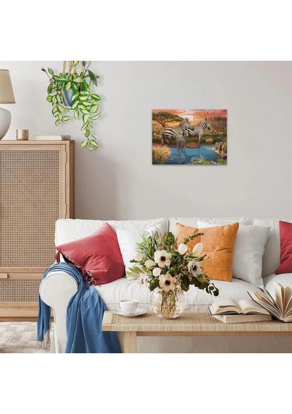 Zebra 500 Parça Puzzle - 17376 - 48.2 x 35.5 cm fırsatları