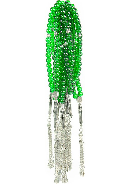 10 Adet 33LÜ Hac Umre Hediyelik Tesbih - Yeşil fiyatları