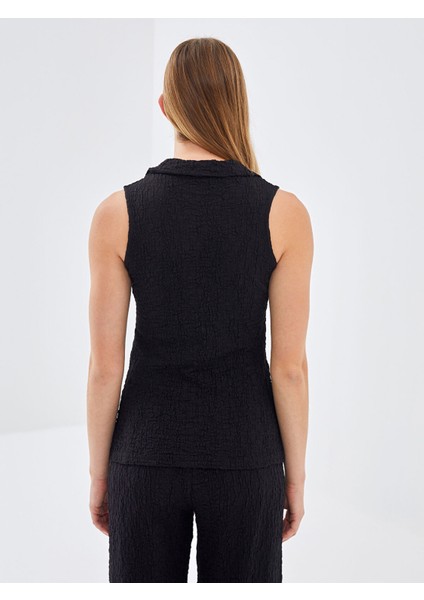 Yeni Sezon Gömlek Yaka Dokulu Kadın Bluz fırsatları