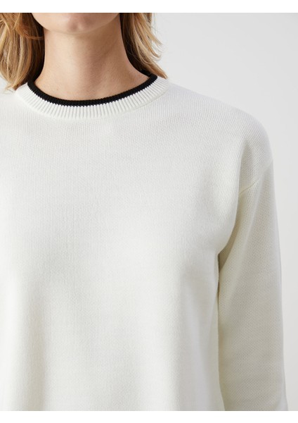 Yeni Sezon Bisiklet Yaka Kadın Triko Kazak modelleri