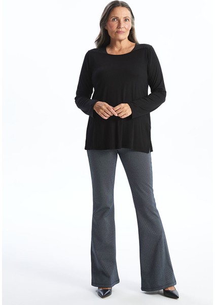 Yeni Sezon Kare Yaka Parlak Taşlı Uzun Kollu Kadın Bluz fiyatları