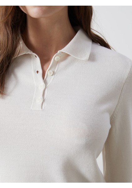 Yeni Sezon Polo Yaka Kadın Triko Kazak modelleri