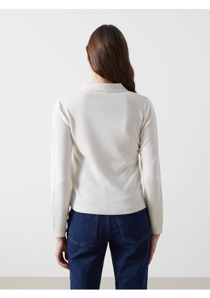 Yeni Sezon Polo Yaka Kadın Triko Kazak fırsatları