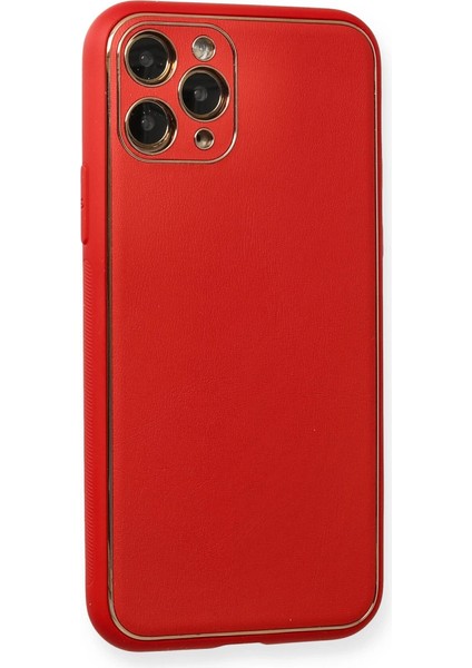 Iphone 11 Kılıf Coco Deri Silikon Kapak - Kırmızı fiyatları