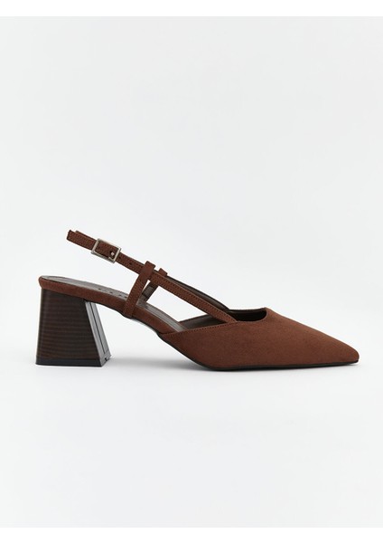 Yeni Sezon Süet Görünümlü Kadın Topuklu Ayakkabı fiyatları