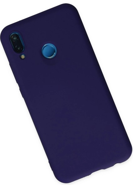 P20 Lite Kılıf Nano Içi Kadife Silikon - Mor modelleri