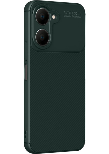 Newface Y18 Kılıf Auto Focus Karbon Kapak - Koyu Yeşil