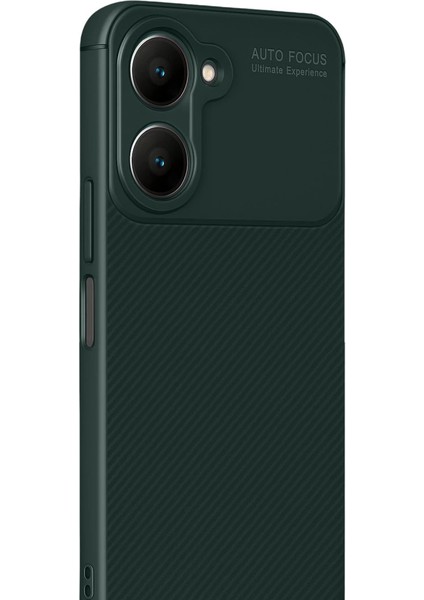 Newface Y18 Kılıf Auto Focus Karbon Kapak - Koyu Yeşil fiyatları