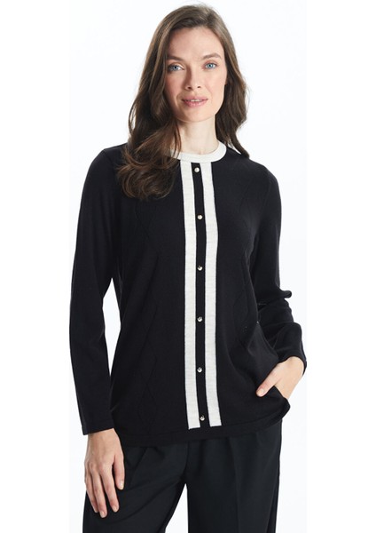 Yeni Sezon Bisiklet Yaka Kadın Triko Kazak