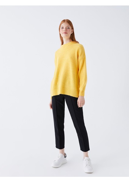 Yeni Sezon Kadın Havuç Kesim Düz Pantolon