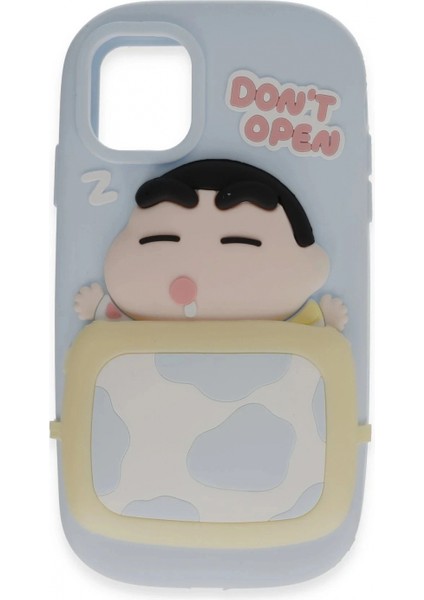 Ieg iPhone 12 Kılıf Poky Karakter Silikon Kapak - Desen 3