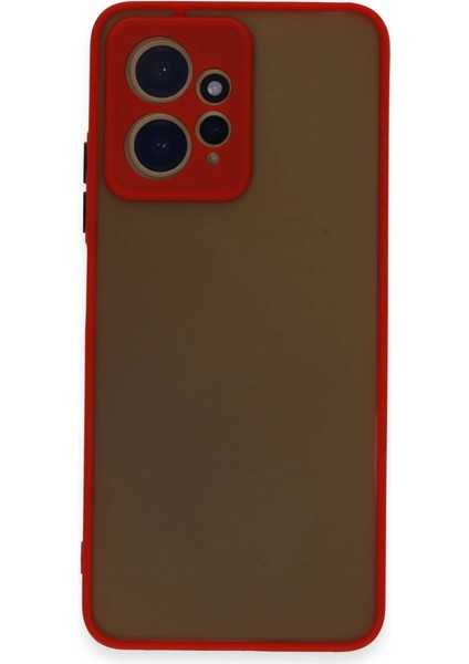 Redmi Note 12 4g Kılıf Montreal Silikon Kapak - Kırmızı