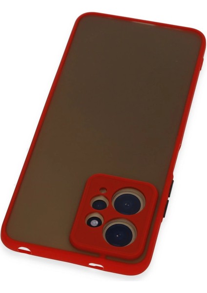 Redmi Note 12 4g Kılıf Montreal Silikon Kapak - Kırmızı modelleri