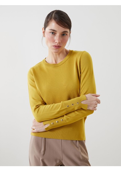 Yeni Sezon Bisiklet Yaka Kadın Triko Kazak