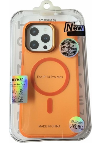 iphone 14 Promax Magsafe Turuncu Kılıf modelleri