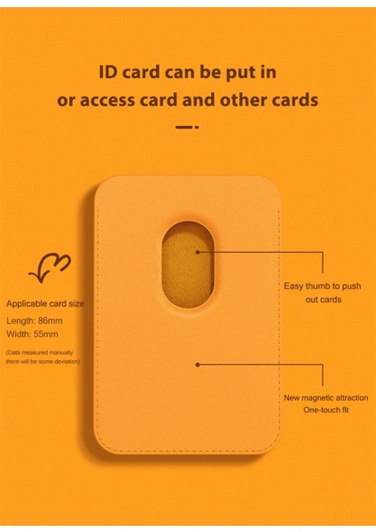 iPhone ile Uyumlu 17/16/15/14/13/12 Serisi Telefonlar Için Güçlü Manyetik Magsafe Destekli Deri Kartlık – Ince Cüzdan Telefon Aksesuarı (Açık Kahverengi) fiyatları