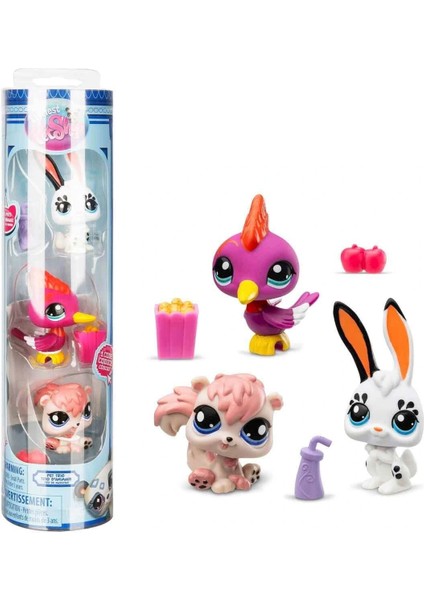 0621 Littlest Pet Shop Minişler 3’lü Figür Seti S2 fiyatları