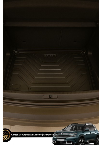Citroën C5 Aircross 2017+ Uyumlu 3D Bagaj Havuzu Premium fırsatları