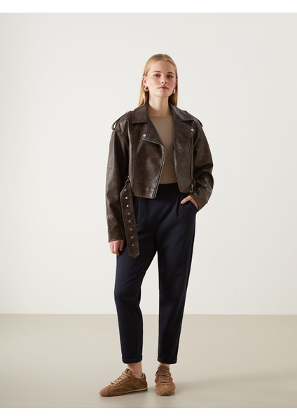 Yeni Sezon Beli Lastikli Kadın Pantolon