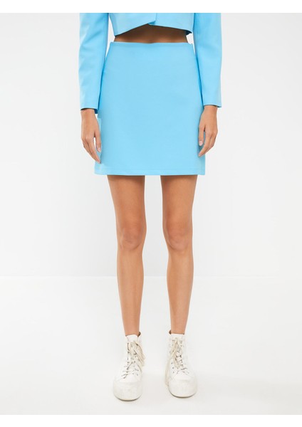 Yeni Sezon Beli Fermuarlı Düz A Kesim Kadın Etek fırsatları