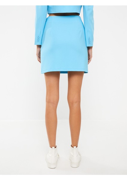 Yeni Sezon Beli Fermuarlı Düz A Kesim Kadın Etek indirimleri