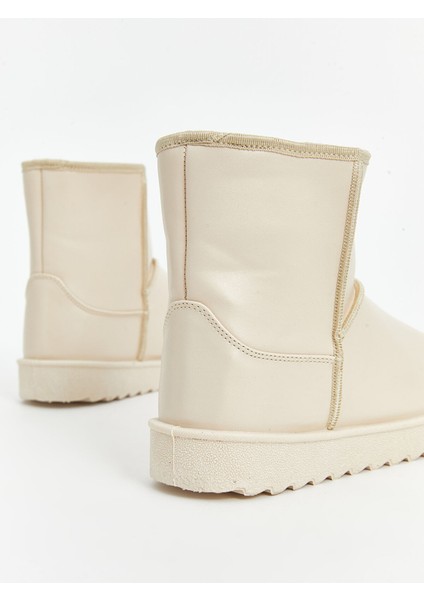 Yeni Sezon Deri Görünümlü Kadın Kar Botu indirimleri