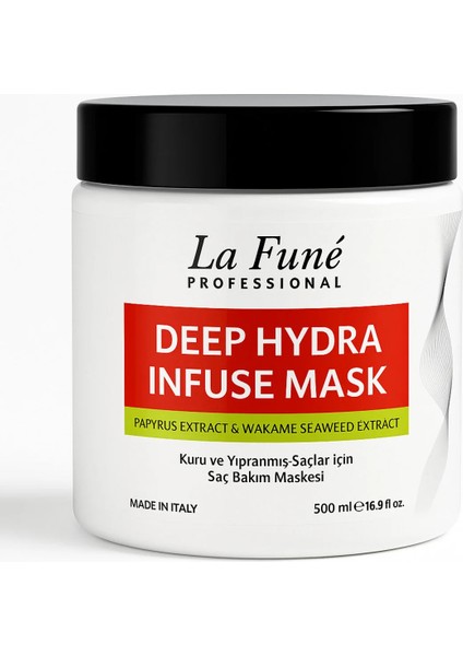 Deep Hydra Infuse Italyan Formül Kuru Saçlar Için Derinlemesine Nemlendiricili Bakım Maskesi 500 ml fiyatları