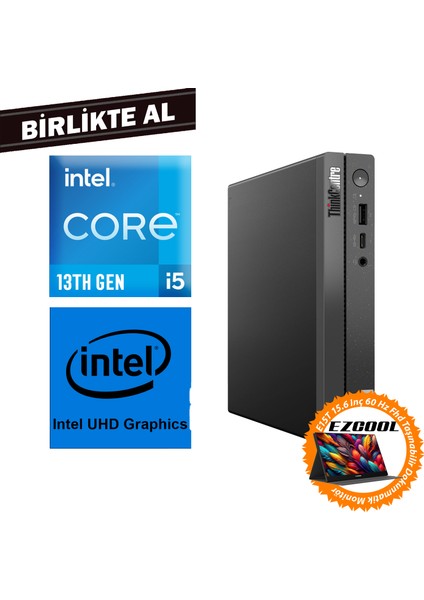 Thinkcentre Neo 50Q G4 I5-13420H 16GB 1tb SSD W11P Mini Pc+15.6" Touch Monitör 12LMS4XCTX 037