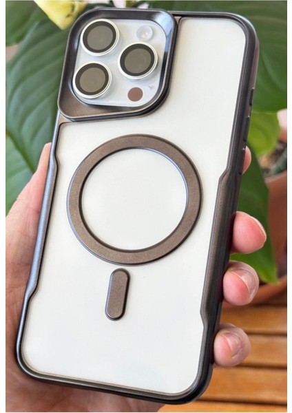 iphone 15 Promax Magsafe Kahverengi Kılıf