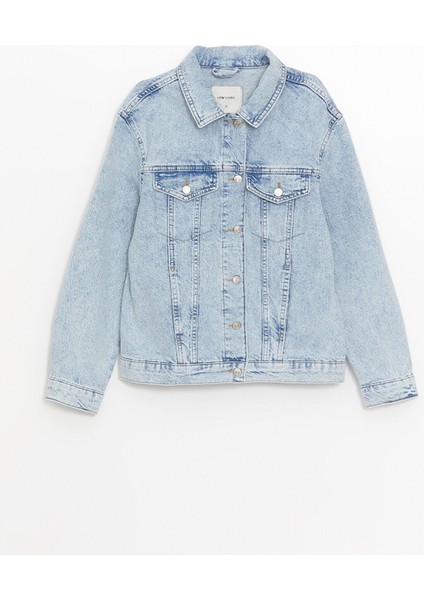 Yeni Sezon Düz Uzun Kollu Kadın Jean Ceket indirimleri