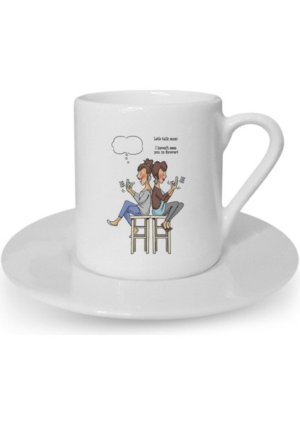 Türk Kahvesi Fincanı Arkadaşlık Kardeşlik Dostluk