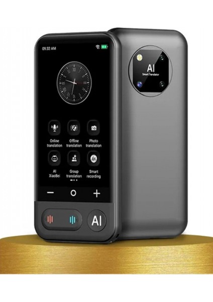 Kameralı 140 Dilde Wifi Özellikli Translator Elektronik Çeviri Cihazı Türkçe Menü