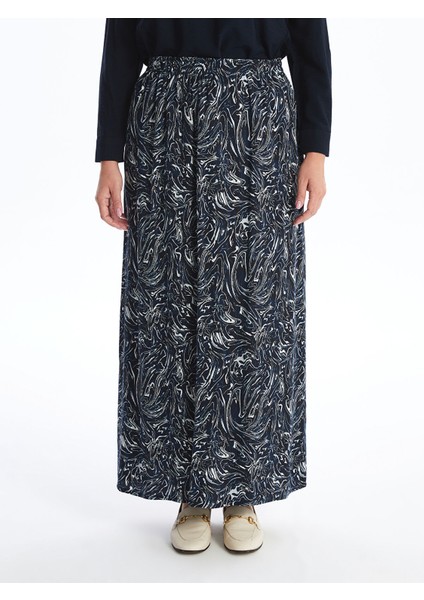 Yeni Sezon Beli Lastikli Desenli Kadın Etek fiyatları