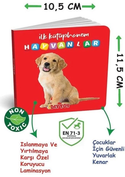 2090 Dıytoy, Ilk Kütüphanem-Ilk Sözcükler 8'li Mini Kitap Seti modelleri