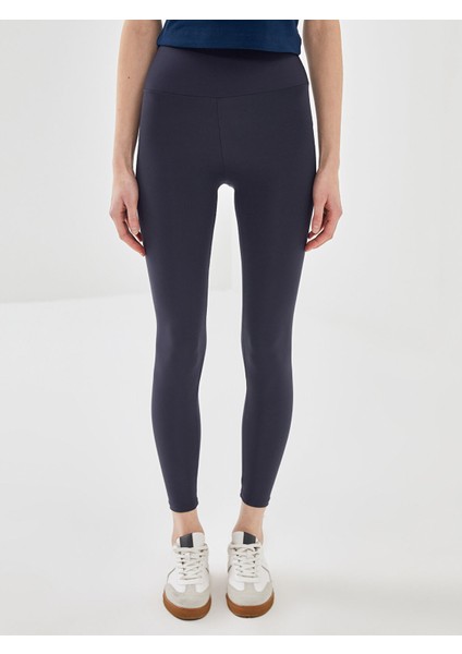 Yeni Sezon Kadın Beli Lastikli Ekstra Dar Fit Düz Tayt fiyatları