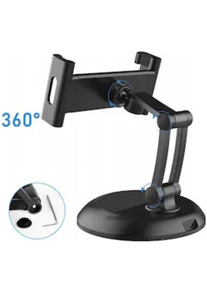 Masa Üstü 360 Derece Ayarlanabilir Tablet Tutucu Telefon Standı 6.3’’- 11 Inç’’ Masaüstü Tablet modelleri