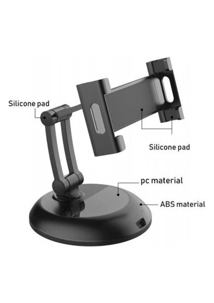 Masa Üstü 360 Derece Ayarlanabilir Tablet Tutucu Telefon Standı 6.3’’- 11 Inç’’ Masaüstü Tablet fırsatları
