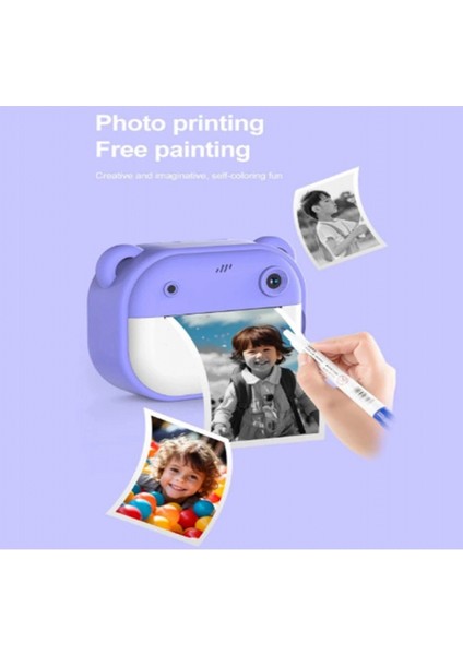 Dijital Video Kayıt Fotoğraf Çocuk Kamerası Anlık Termal Resim Kağıt Baskılı fiyatları