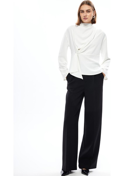 Yeni Sezon Dik Yaka Kadın Bluz modelleri