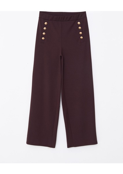 Yeni Sezon Beli Lastikli Düz Geniş Paça Kadın Pantolon indirimleri