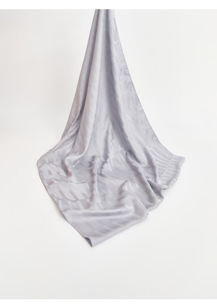 Yeni Sezon Desenli Saten Kadın Şal