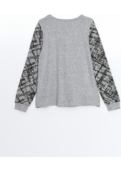 Yeni Sezon Bisiklet Yaka Desenli Kadın Bluz fiyatları