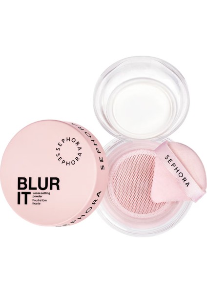 Blur It - Sabitleyici Toz Pudra 01 Brightening Pink (7,5 G)