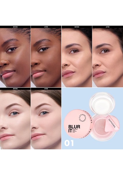 Blur It - Sabitleyici Toz Pudra 01 Brightening Pink (7,5 G) fiyatları